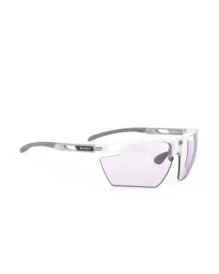 Солнцезащитные очки Rudy Project Magnus White Gloss, фотохромная линза Impactx Photochromic 2 Laser Purple