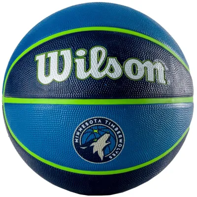 Мяч баскетбольный Wilson NBA Team Minnesota Timberwolves Ball, размер 7