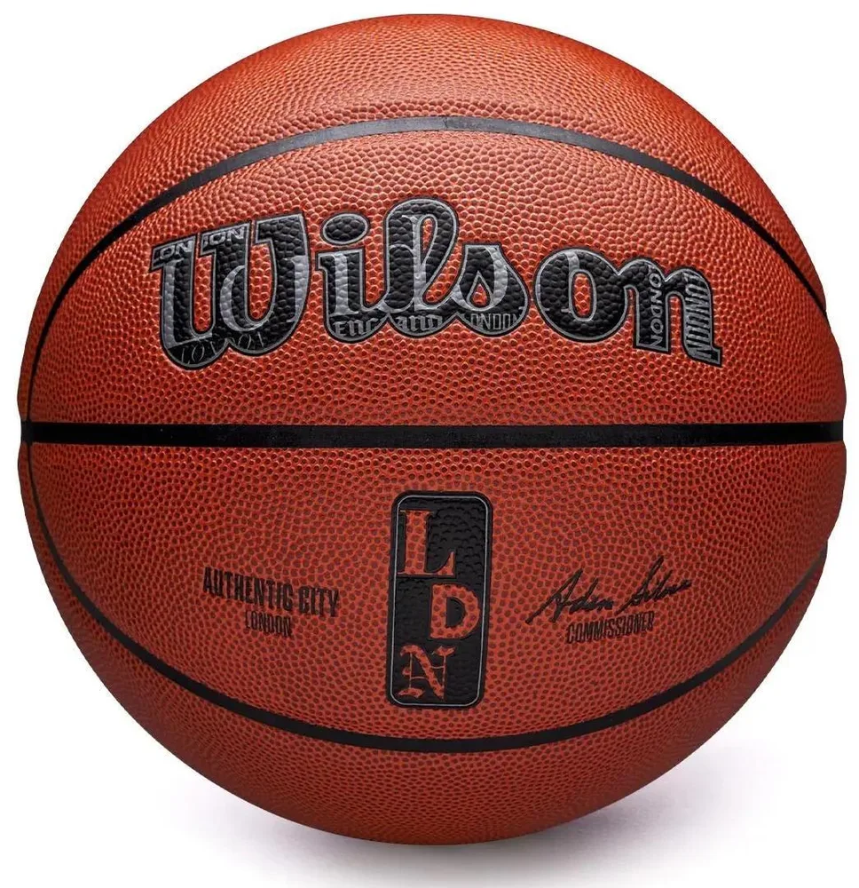 Мяч баскетбольный Wilson NBA Authentic City London Ball, размер 7
