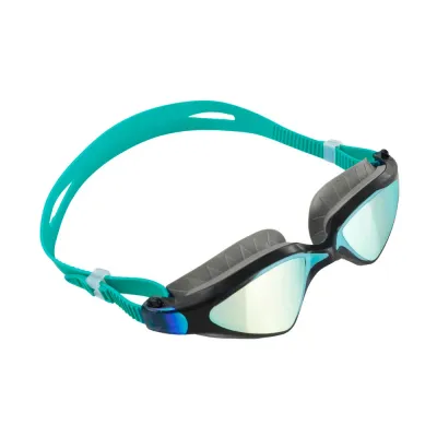 Очки для плавания Crowell GS20 Flo Mirror серо-зелёные