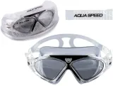 Детские очки для плавания Aqua Speed Zefir чёрно-прозрачные — фото 2