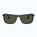 Солнцезащитные очки Ray-Ban RB2216 чёрно-зелёные — фото 2