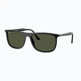 Солнцезащитные очки Ray-Ban RB2216 чёрно-зелёные — фото 4