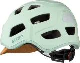Шлем велосипедный Cairn Quartz LED USB зелёный матовый — фото 2