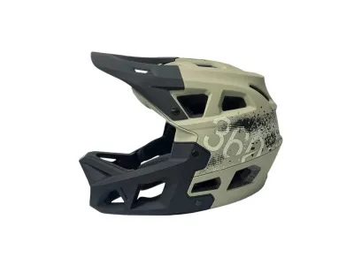Ewheel Шлем велосипедный полнолицевой P2R Integra Sport 360, 55-58 cm, Зелёный