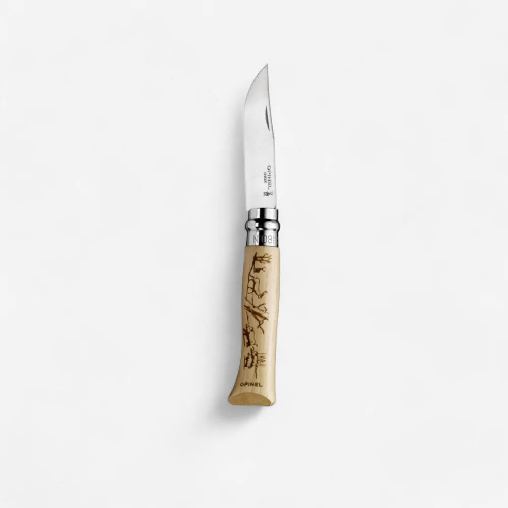 Нож туристический складной Opinel №8, нержавеющая сталь