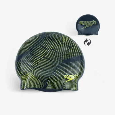Шапочка для плавания силиконовая двусторонняя Speedo Drizzle