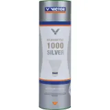 Воланы для бадминтона Victor Nylon 1000, 6 штук, жёлтые — фото 1