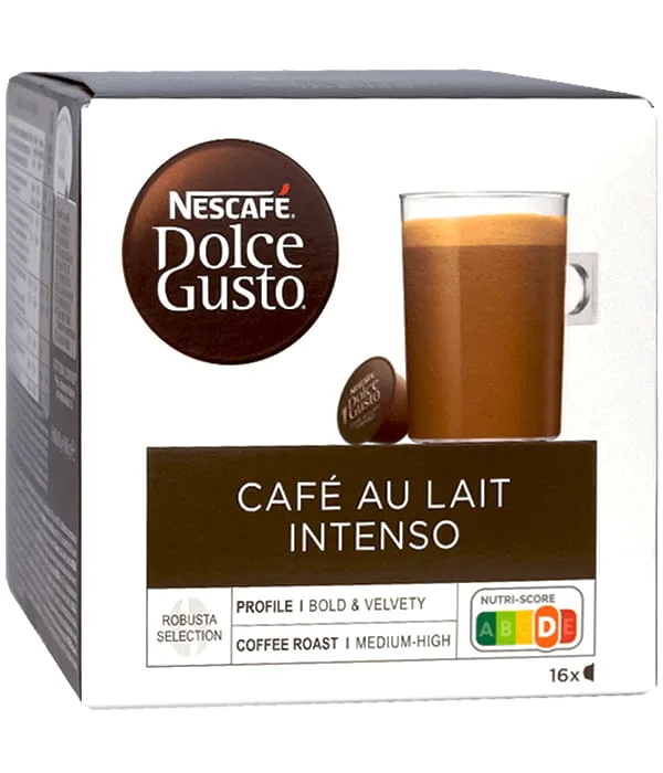 Nescafe Dolce Gusto Cafe au Lait Intenso 16 капсул
