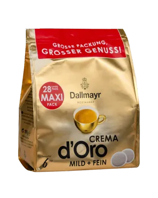 Dallmayr Crema d'Oro Mild & Fein Senseo Pads 28 шт.