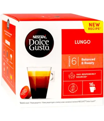 Nescafe Dolce Gusto Lungo 16 капсул