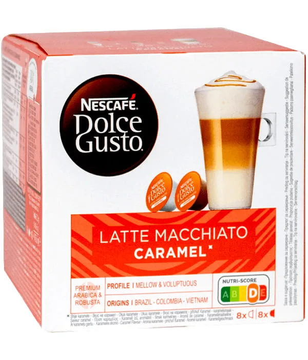 Nescafe Dolce Gusto Latte Macchiato Caramel 16 капсул