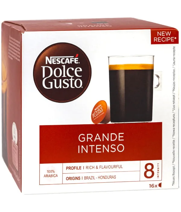 Nescafe Dolce Gusto Grande Intenso 16 капсул
