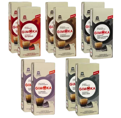 Gimoka Nespresso набор из 100 капсул