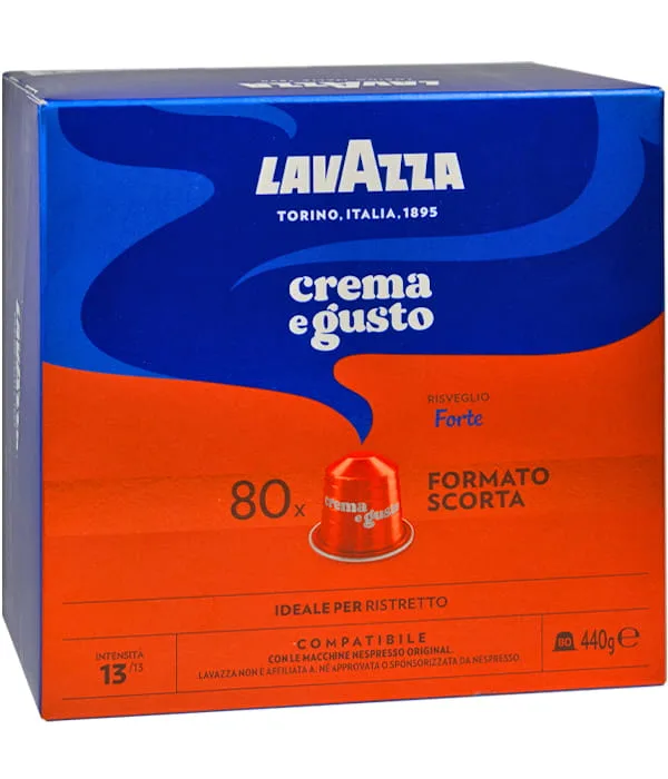 Lavazza Nespresso Crema e Gusto Forte 80 капс.