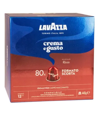 Lavazza Nespresso Crema e Gusto Ricco 80 капсул