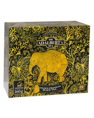 Sir Adalbert's Tea Черный чай Sir Adalbert's Golden Premium 80 пакетиков