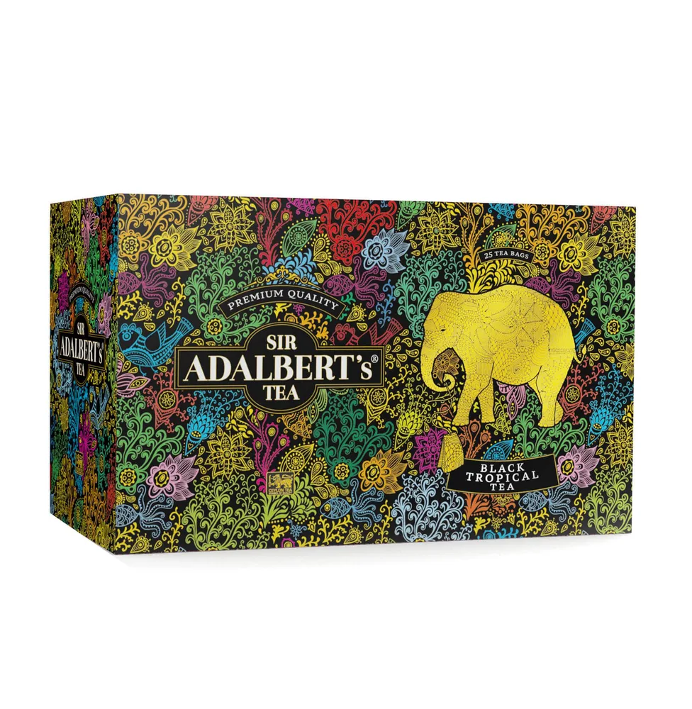 Sir Adalbert's Tea Черный тропический чай Sir Adalbert's 25 пакетиков