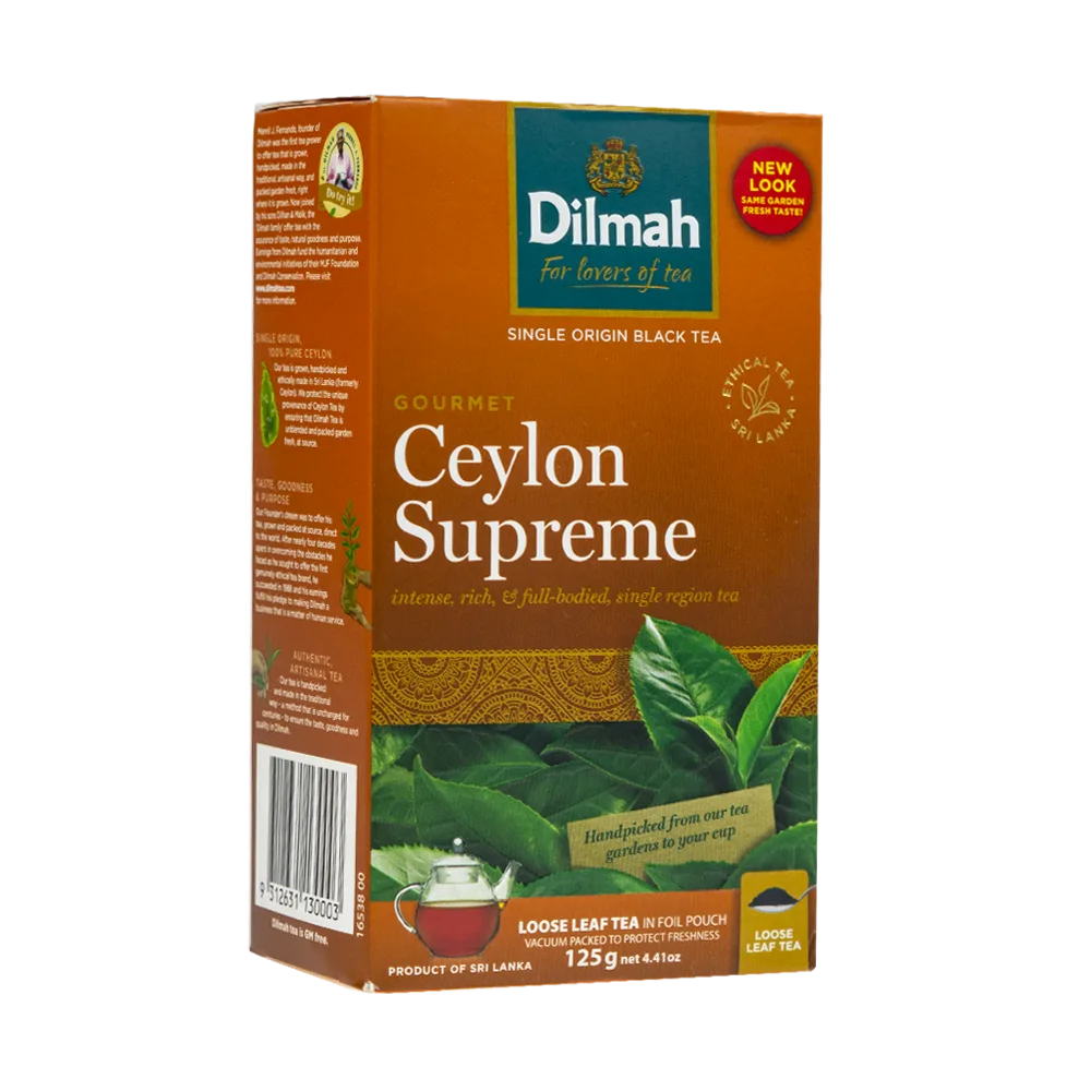 Лист Dilmah Ceylon Supreme 125 г