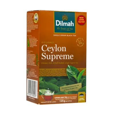 Лист Dilmah Ceylon Supreme 125 г