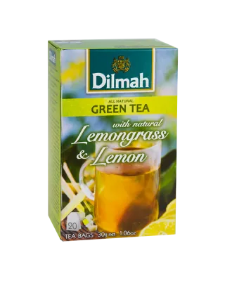 Dilmah Green Tea Lemongrass & Lemon 20 пакетиков