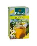 Dilmah Green Tea Lemongrass & Lemon 20 пакетиков — фото 1