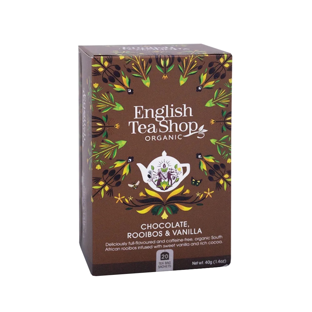 English Tea Shop ETS Шоколад Ройбос и Ваниль 20 пакетиков