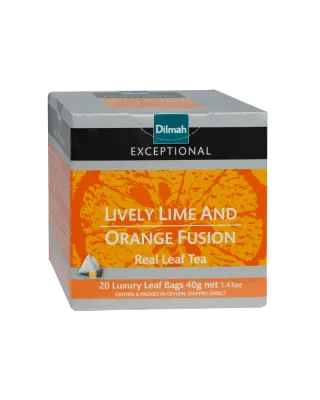 Dilmah Exceptional Lively Lime and Orange Fusion 20 пирамидок