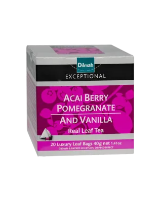 Dilmah Exceptional Acai Pomegranate Vanilla 20 пирамидок