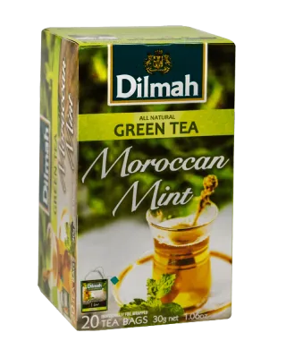 Dilmah Марокканский мятный зеленый чай 20 пакетиков