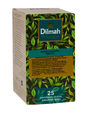 Dilmah Марокканский мятный зеленый чай 25 пакетиков