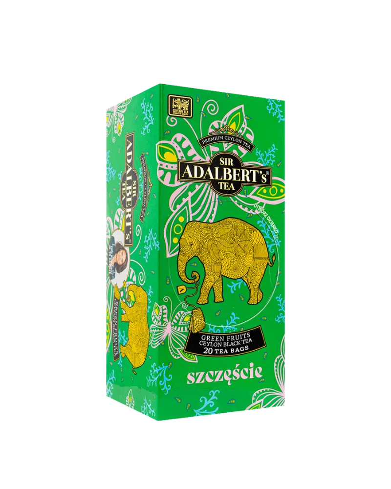 Sir Adalbert's Tea Зеленые фрукты сэра Адальберта 20 пакетиков Счастье