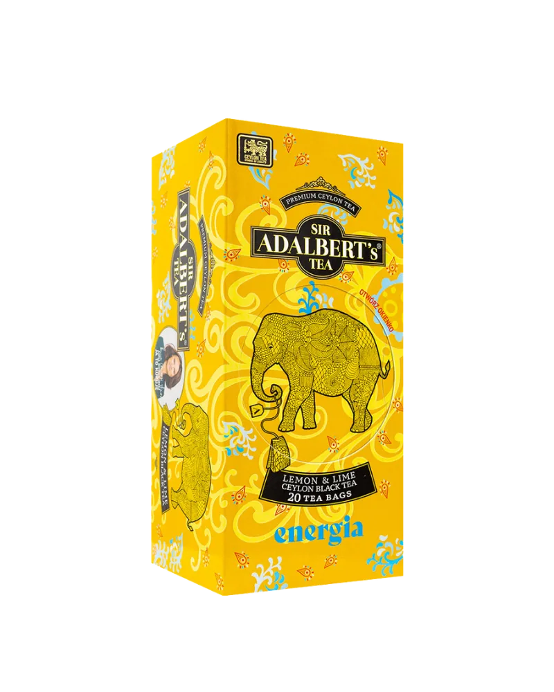 Sir Adalbert's Tea Энергетик Sir Adalbert's Lemon & Lime 20 пакетиков