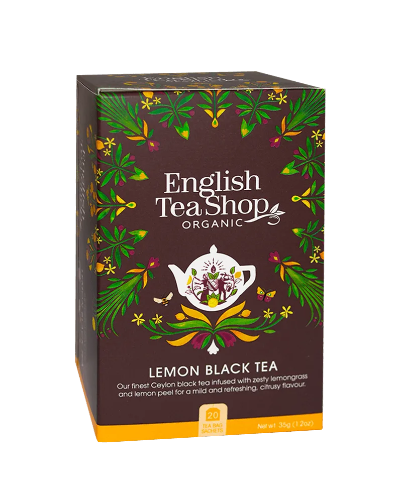 English Tea Shop ETS Черный чай с лимоном 20 пакетиков