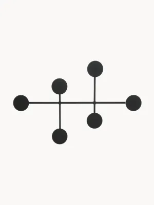 Audo Copenhagen Вешалка настенная Afteroom из стали с порошковым покрытием, 37х24 см, чёрная