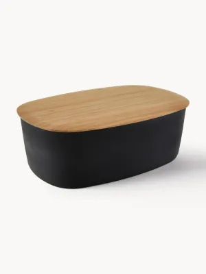 Хлебница RIG-TIG by stelton Box-It с крышкой-доской, чёрная