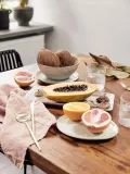 Broste Copenhagen Миска для сервировки Nordic Sand ручной работы, круглая, 25 см — фото 5