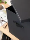 Bigso Box of Sweden Коробка для хранения Texas, Ш 32 × В 32 см, Антрацитовый — фото 7