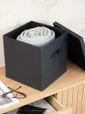 Bigso Box of Sweden Коробка для хранения Texas, Ш 32 × В 32 см, Антрацитовый — фото 8