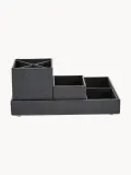 Bigso Box of Sweden Органайзер настольный Lena, набор из 4 предметов, комплект разных размеров, Антрацитовый — фото 2