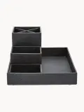 Bigso Box of Sweden Органайзер настольный Lena, набор из 4 предметов, комплект разных размеров, Антрацитовый — фото 6
