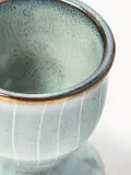 Broste Copenhagen Набор рюмок для яиц Nordic Sea ручной глазури, 2 шт — фото 4