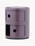 Kartell Приставной столик Componibili, 2 модуля, высота 40 см, Ø 32 × В 40 см, Лиловый — фото 3