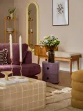 Kartell Приставной столик Componibili, 2 модуля, высота 40 см, Ø 32 × В 40 см, Лиловый — фото 5