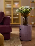 Kartell Приставной столик Componibili, 2 модуля, высота 40 см, Ø 32 × В 40 см, Лиловый — фото 6