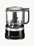 Измельчитель кухонный электрический KitchenAid Mini с чашей 830 мл и стальным ножом, чёрный глянцевый — фото 1