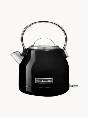 KitchenAid Чайник электрический Classic из нержавеющей стали, 1,25 л, беспроводной, чёрный глянцевый