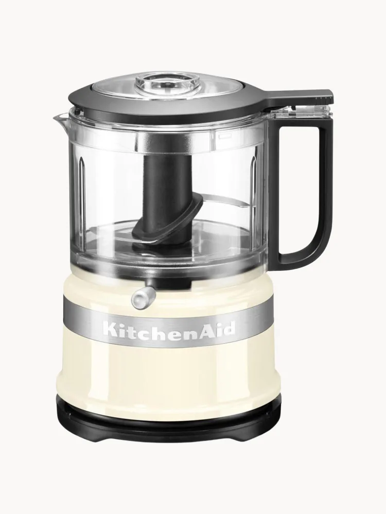 Измельчитель электрический KitchenAid Mini с чашей 830 мл, две скорости и импульсный режим, кремово-белый