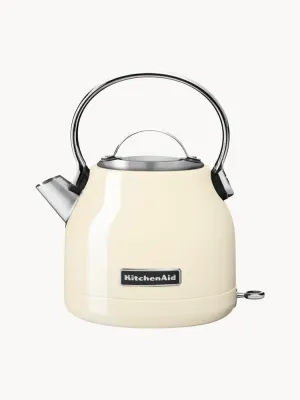KitchenAid Чайник электрический Classic из нержавеющей стали, 1,25 л, беспроводной, кремово-белый глянцевый