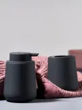 Zone Denmark Дозатор для жидкого мыла Nova One из фарфора, Ø 8 × В 12 см, Чёрный — фото 6